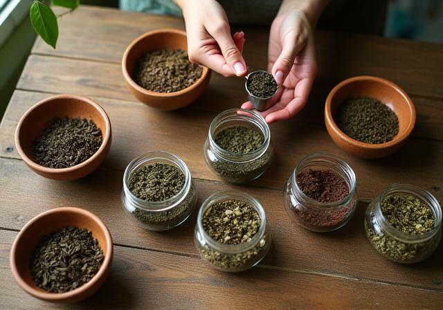 Taller de mezcla de té en DecoVerde